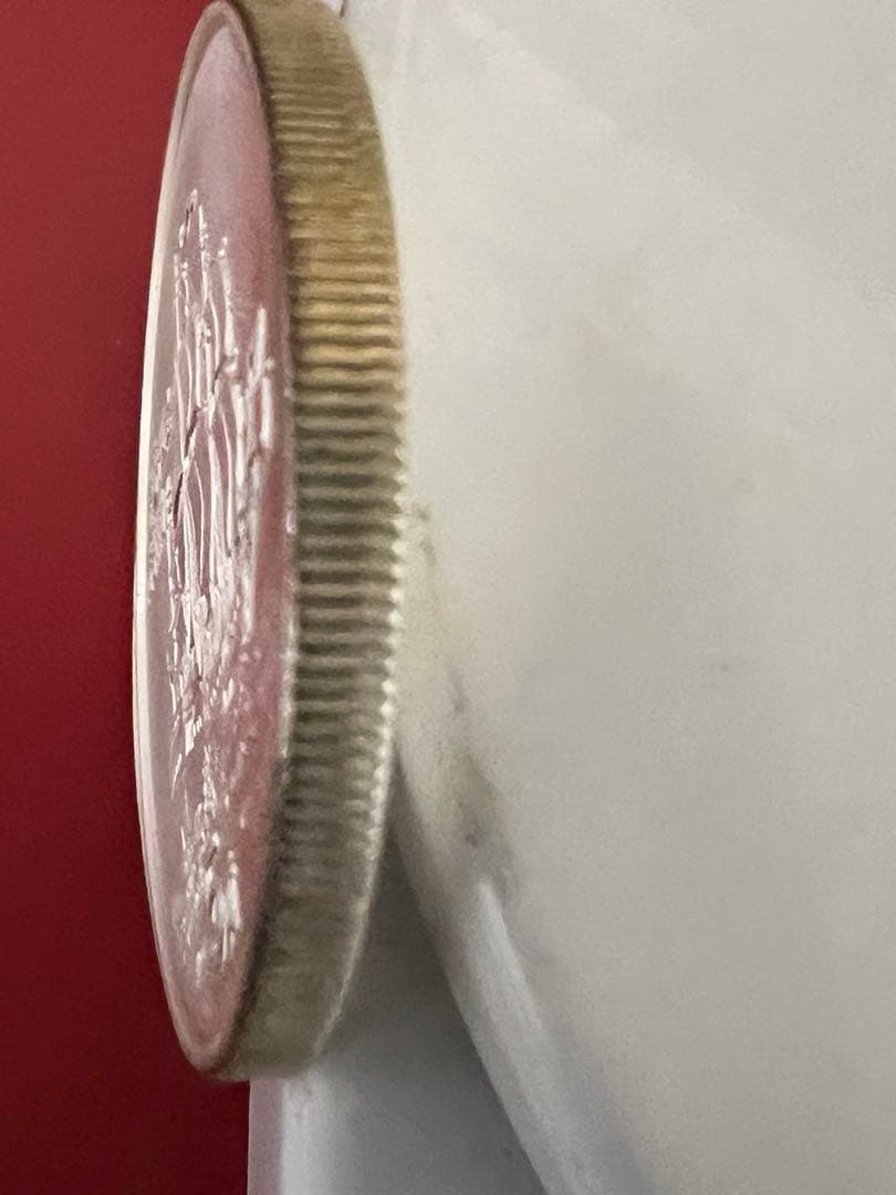 中国銀幣　美國 中国皇后號帆船 1986 5元 本物　未使用　極美品