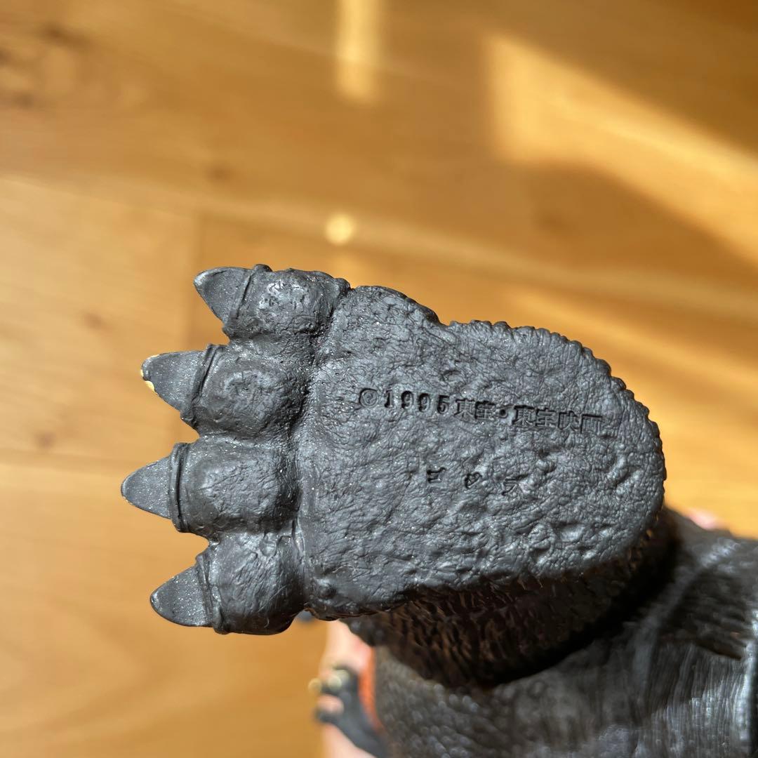 【希少タグ付】1995年 バーニングゴジラ ソフビ フィギュア 東宝