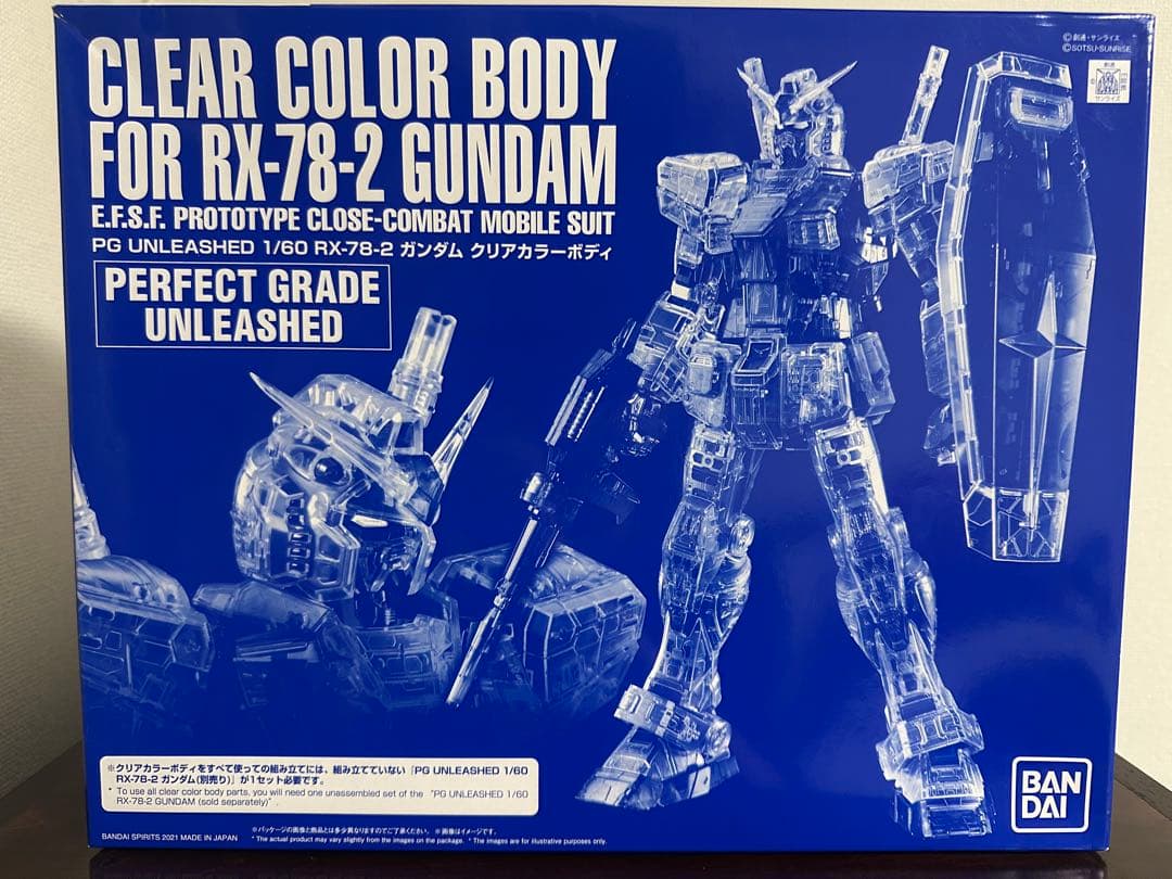 PG UNLEASHED 1/60 RX-78-2 ガンダムとクリアボディセット