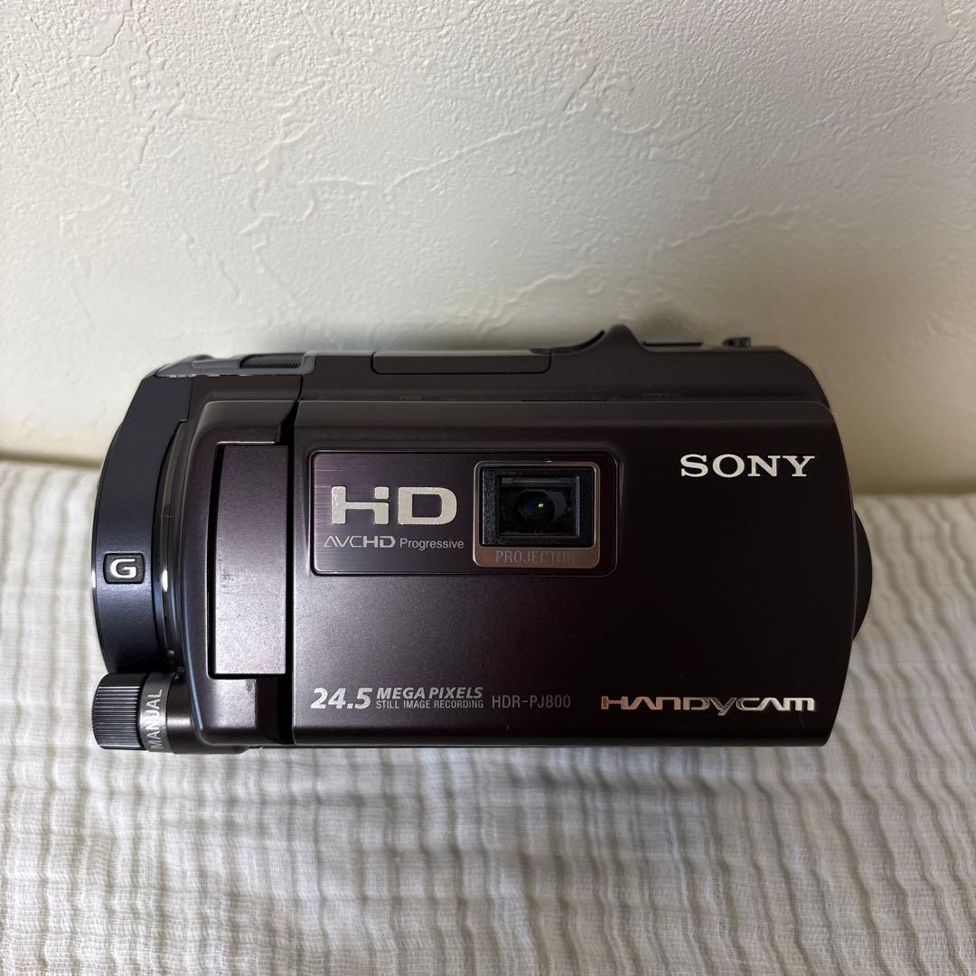 【SONY ハンディカム HDR-PJ800】ケース付き
