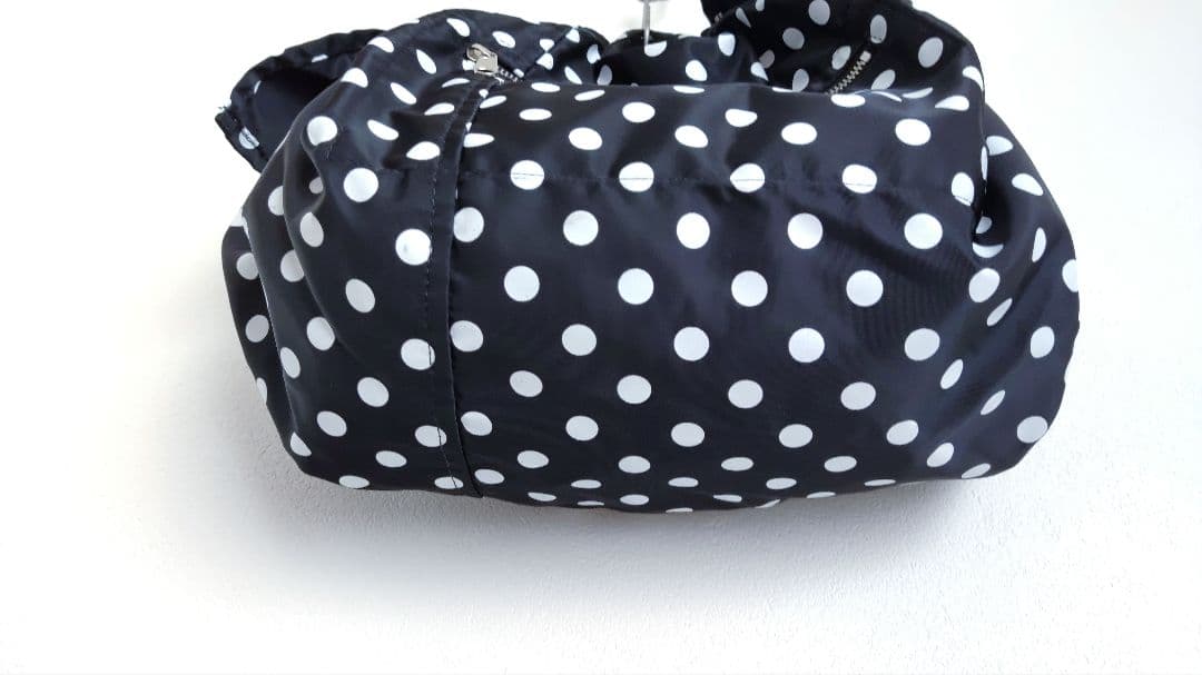 コムデギャルソン　グッドデザインショップ　ドット＆リボンバッグ　ブラック