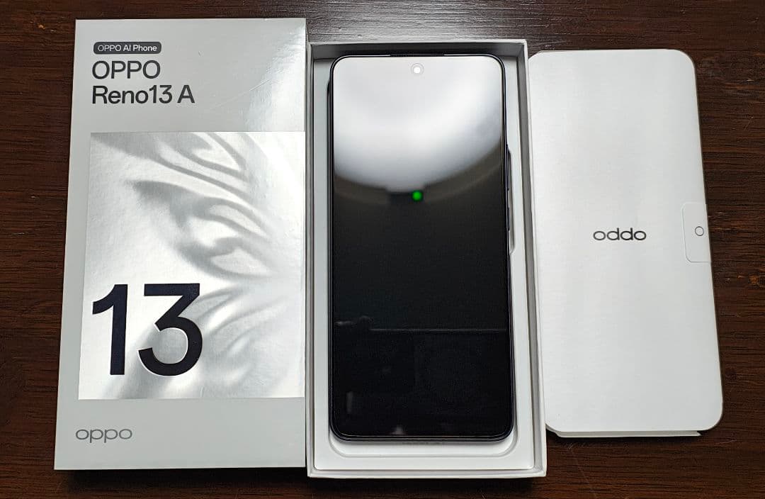 【未使用品】OPPO Reno13A ルミナスネイビー UQ OPG05①