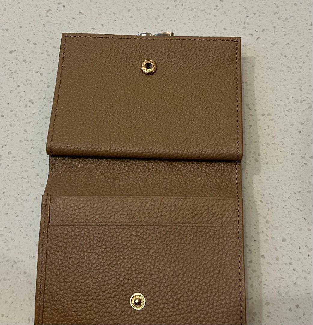 皇居　本革財布　がま口　モカブラウン　大安吉日購入