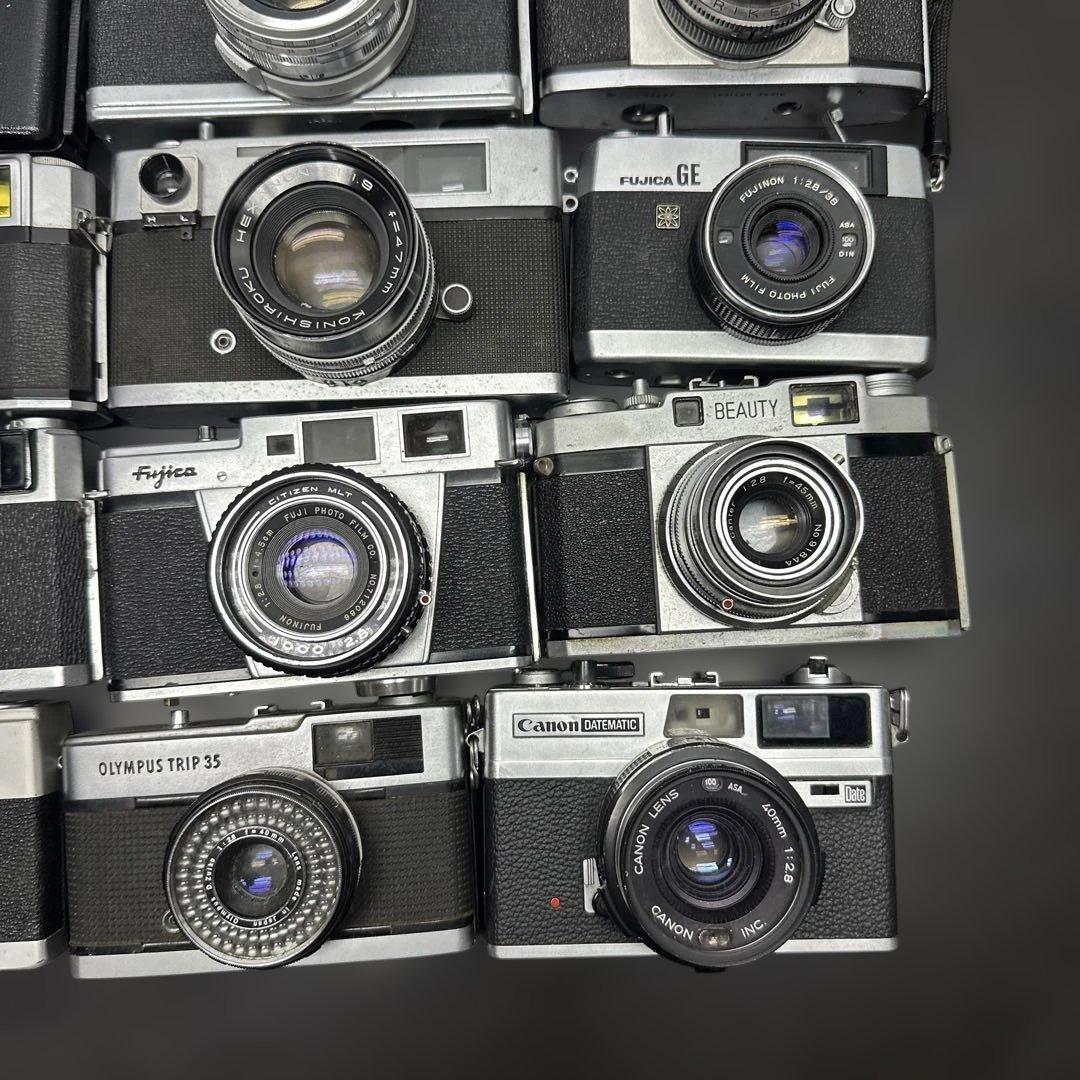 レンジファインダー　カメラ　④ 20台　まとめ　ジャンク　OLYMPUS等
