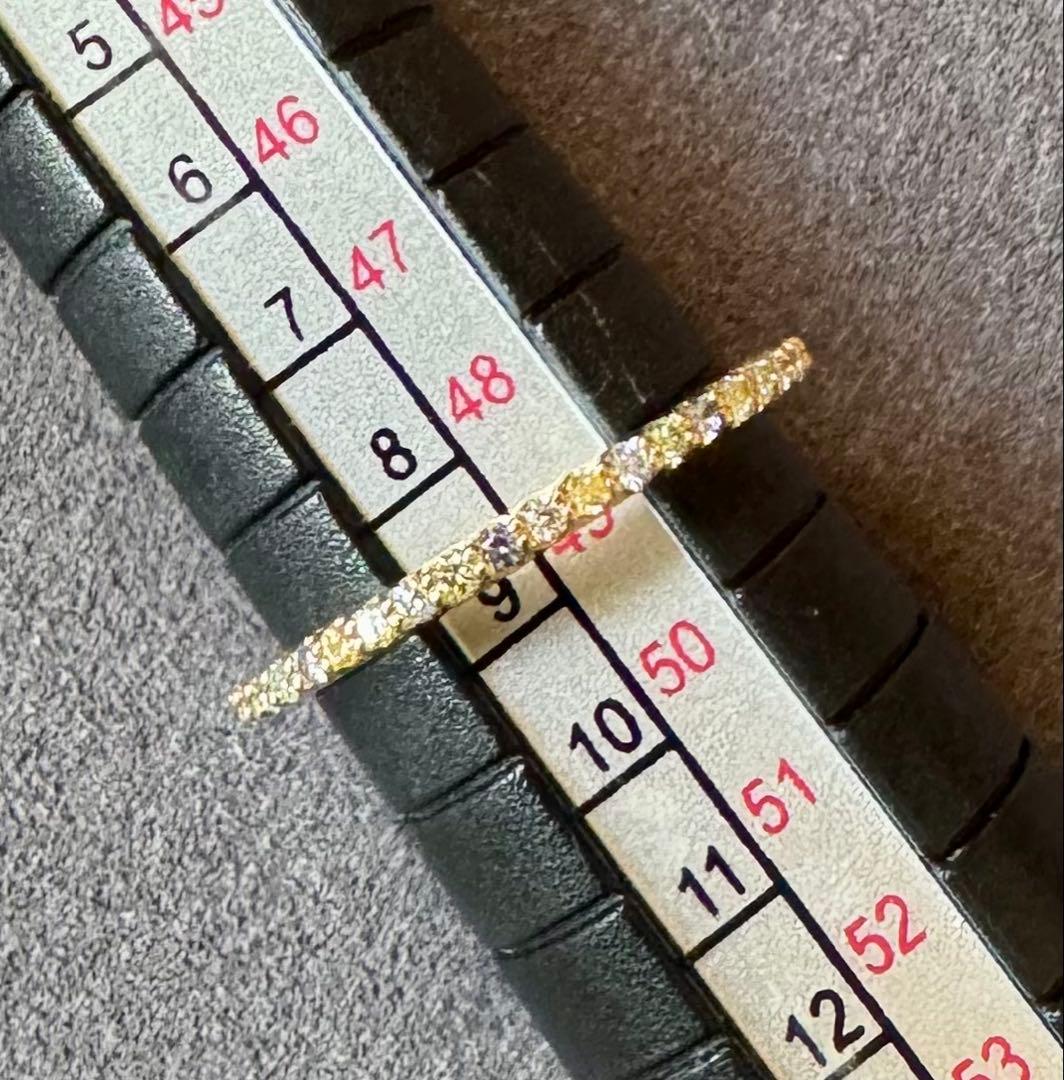 ポンテヴェキオ◆カリーナ*9号*サファイアリング*フルエタニティ*K18ダイヤ