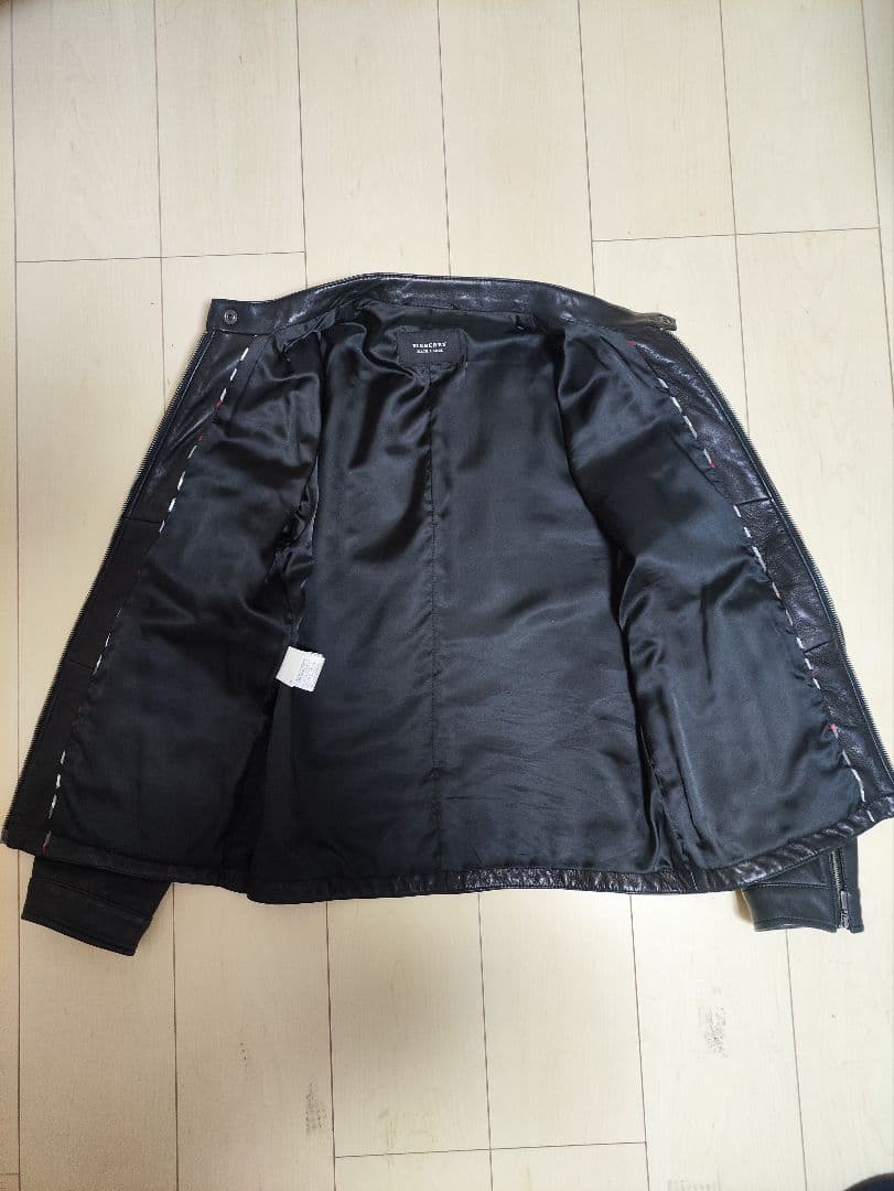 バーバリー　BURBERRY　ブラックレーベル　シングルライダース　サイズＬ