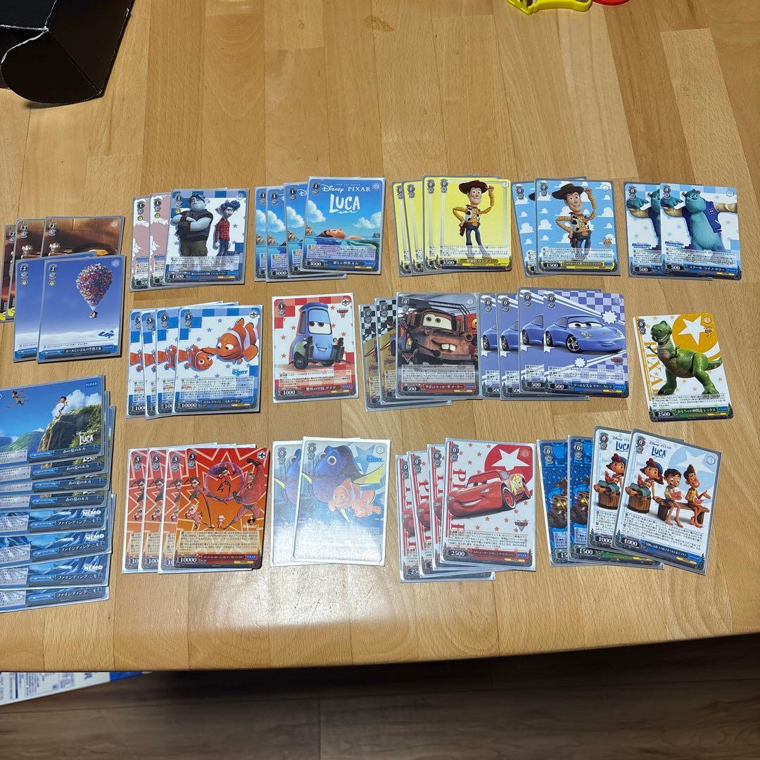 ヴァイスシュヴァルツ　PIXARデッキ➕パーツ