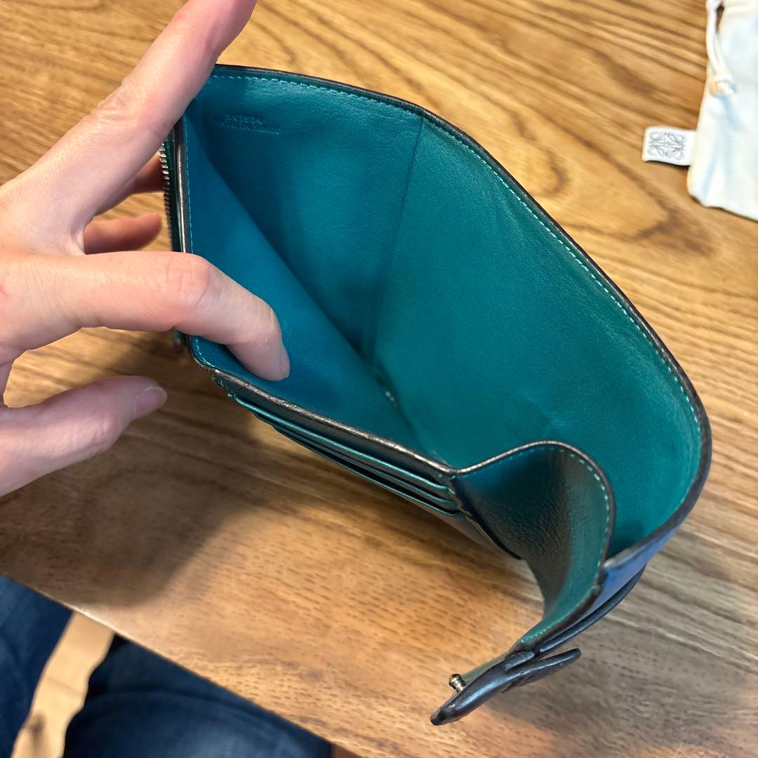 【ビジー】LOEWE バーティカル　スモール　ウォレット　廃盤カラー