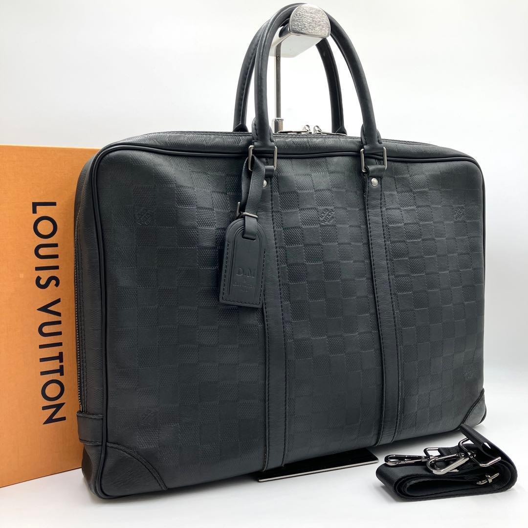 大人気✨ルイヴィトン ダミエ アンフィニ ポルトドキュマン ヴォワヤージュ