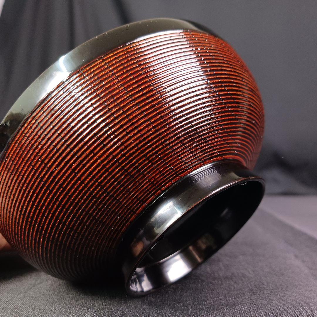 Y3112-1 漆器 貝づくし蒔絵 糸筋椀 9客 共箱