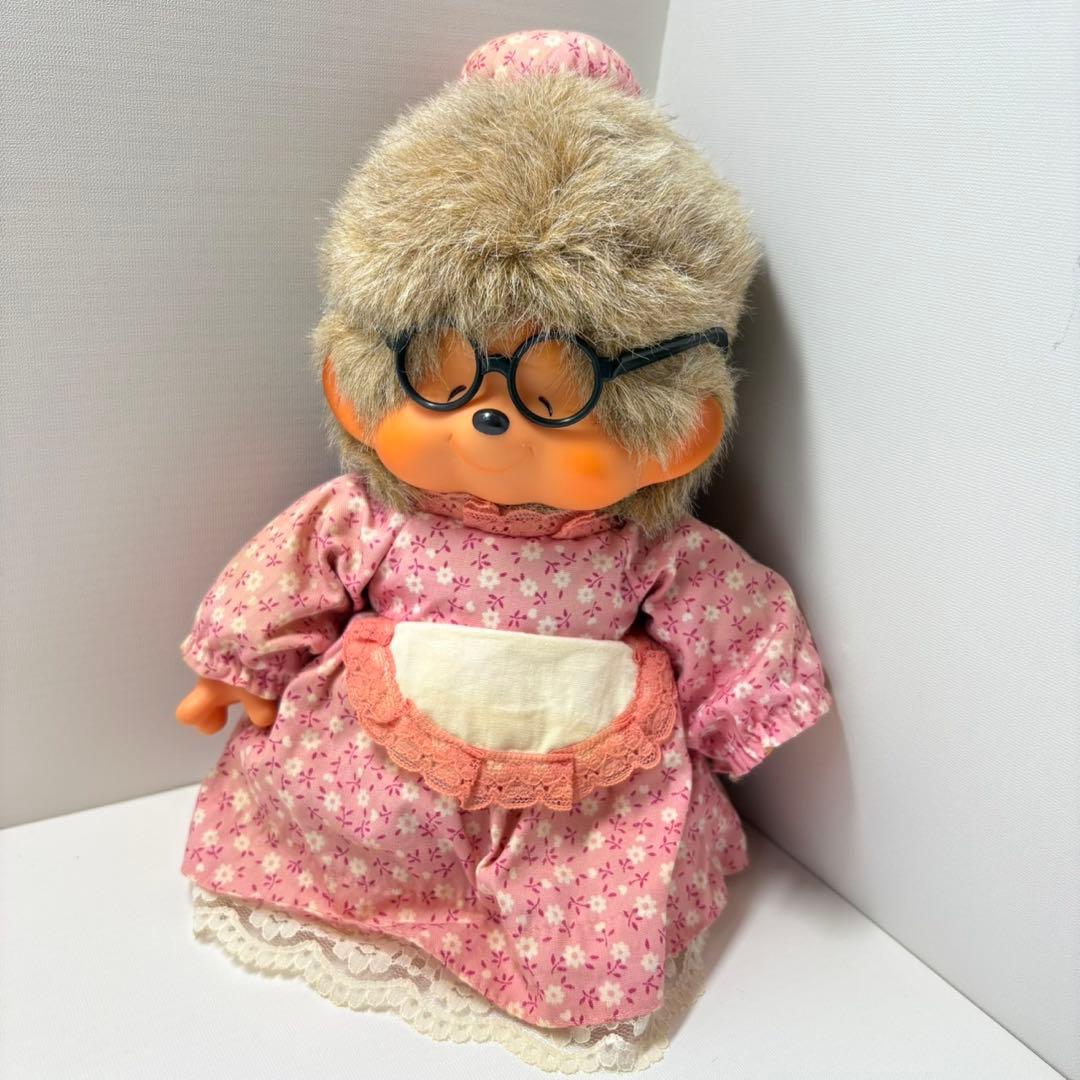 1980年 ビンテージ おばあさん モンチッチ monchhichi 0550