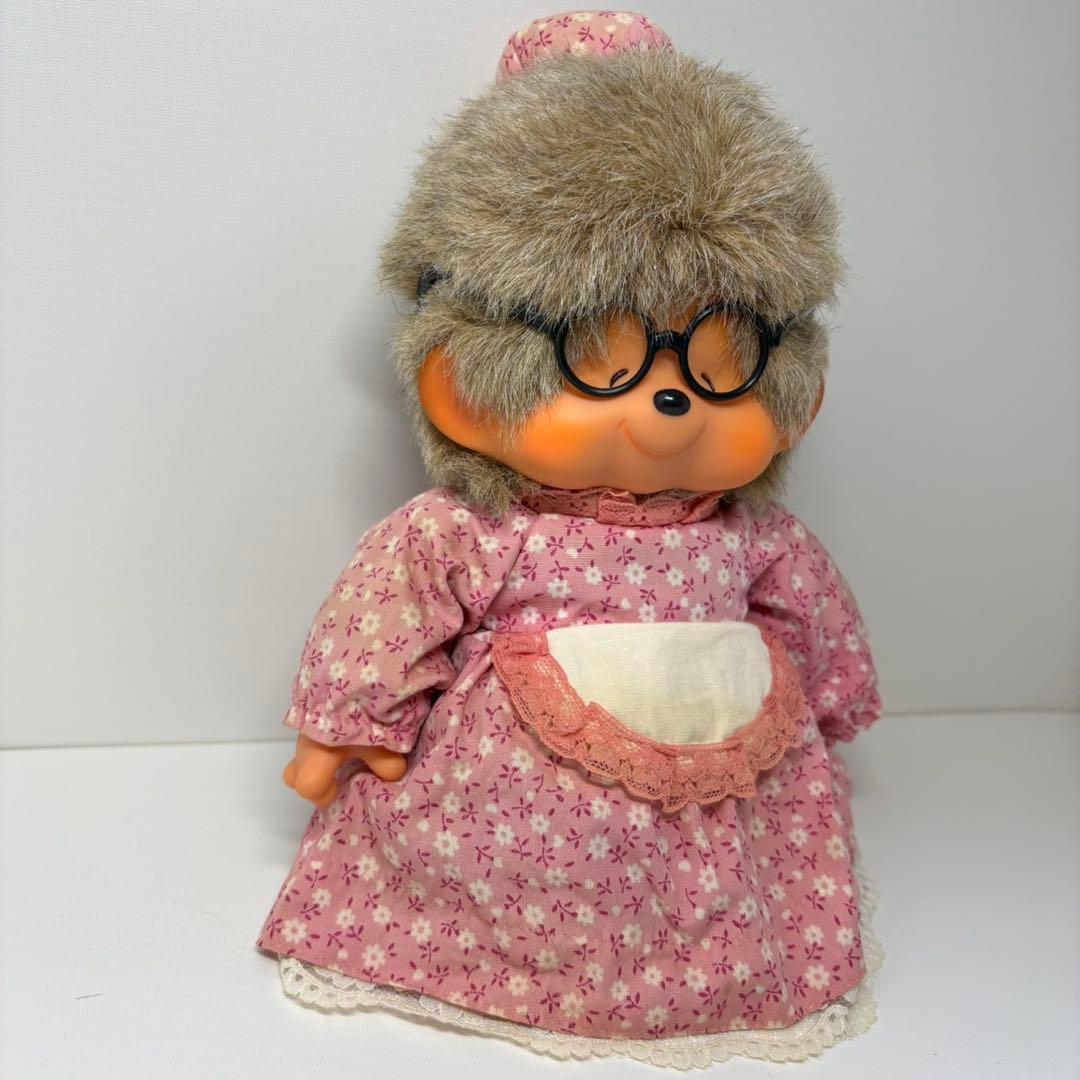 1980年 ビンテージ おばあさん モンチッチ monchhichi 0550