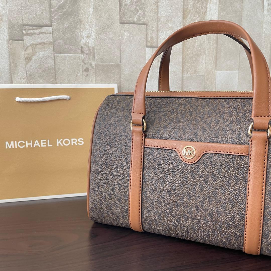 早い者勝ち！訳あり新品 MICHAEL KORS ハンドバッグ ブラウン