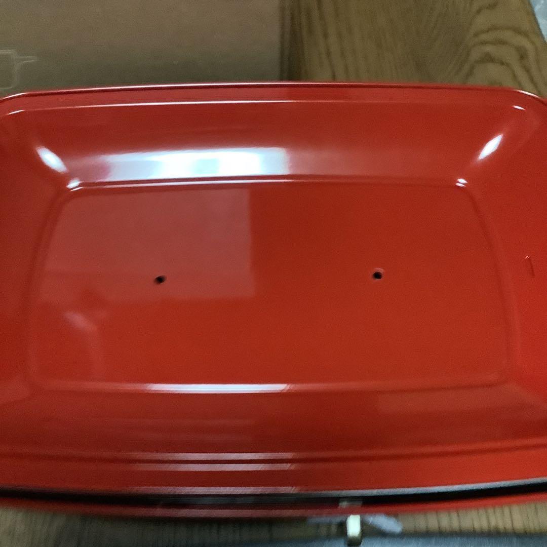 ブルーノグランデ　ホットプレート　プレート3枚＆蒸し網付き深鍋　新品