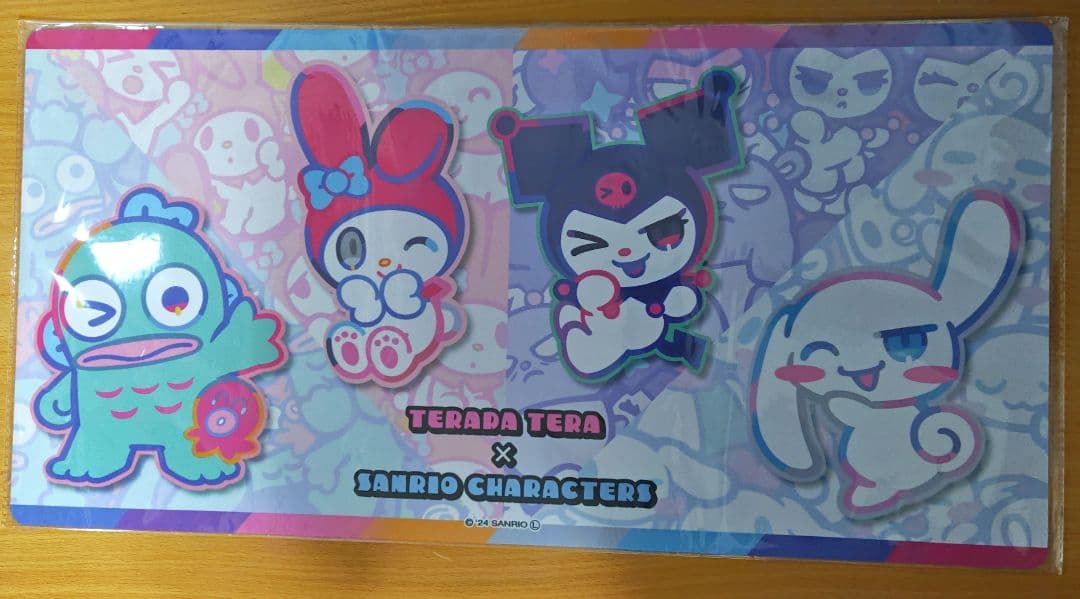 寺田てら　サンリオキャラクターズ　ラバーマット　プレイマット　デスクマット