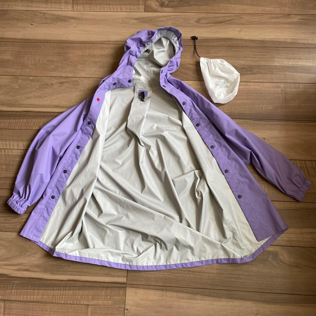 美品　ノースフェイス ツリーフロッグコート キッズ レインウェア 130