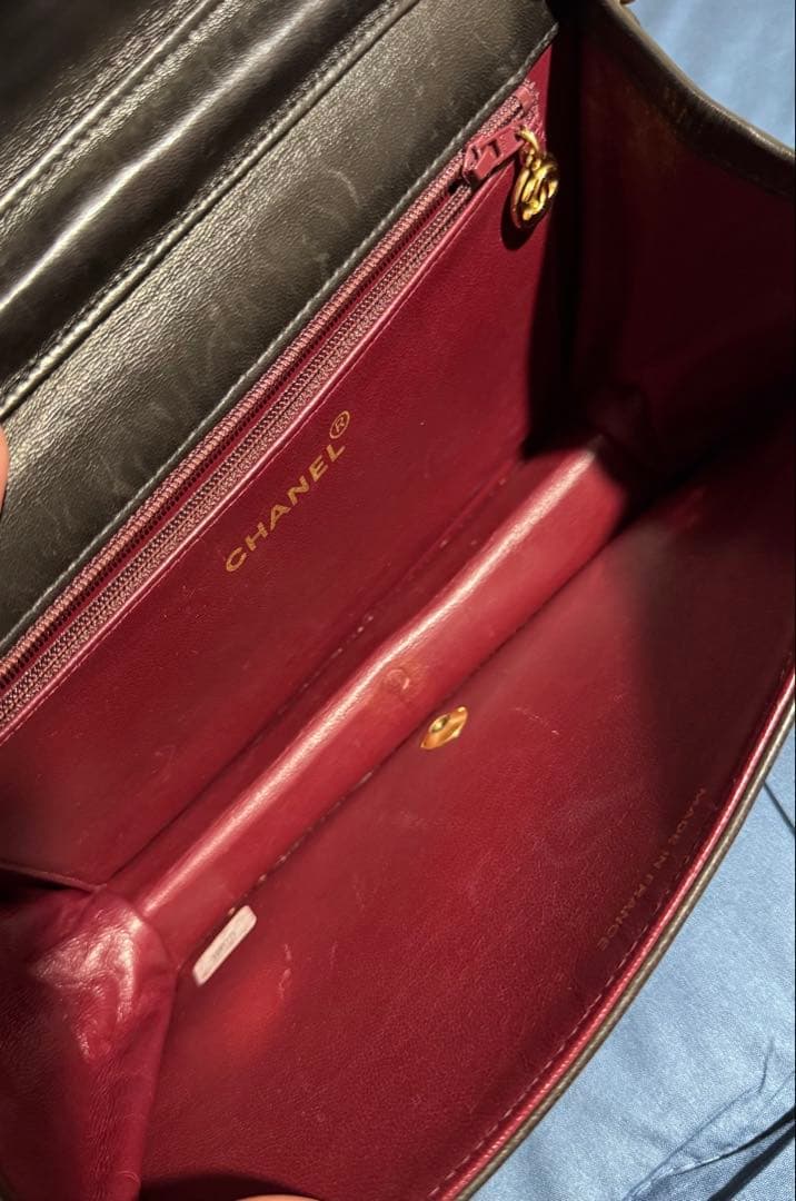 CHANEL マトラッセ ラムスキン ショルダーバッグ