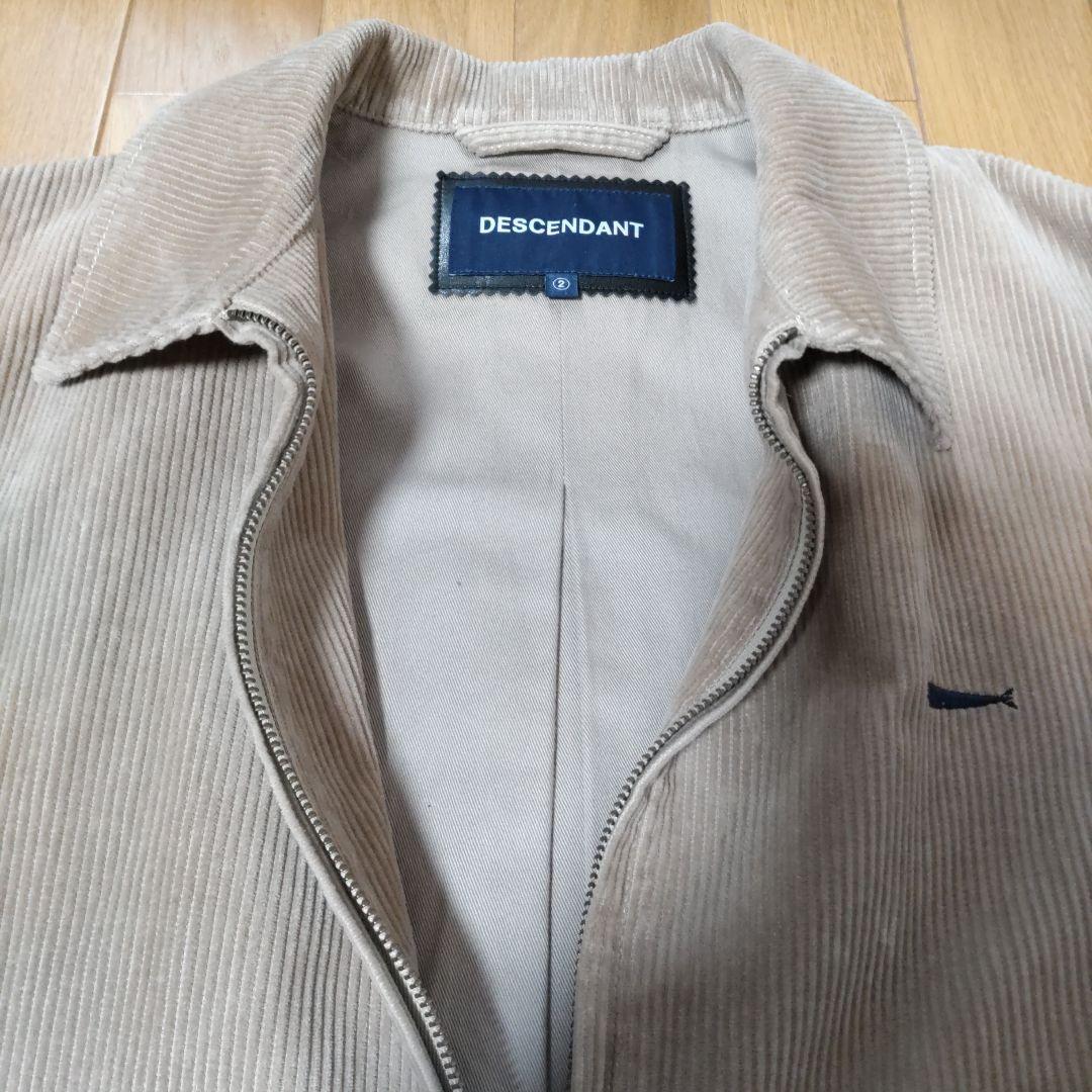 DESCENDANT コーデュロイ ジャケット ベージュ