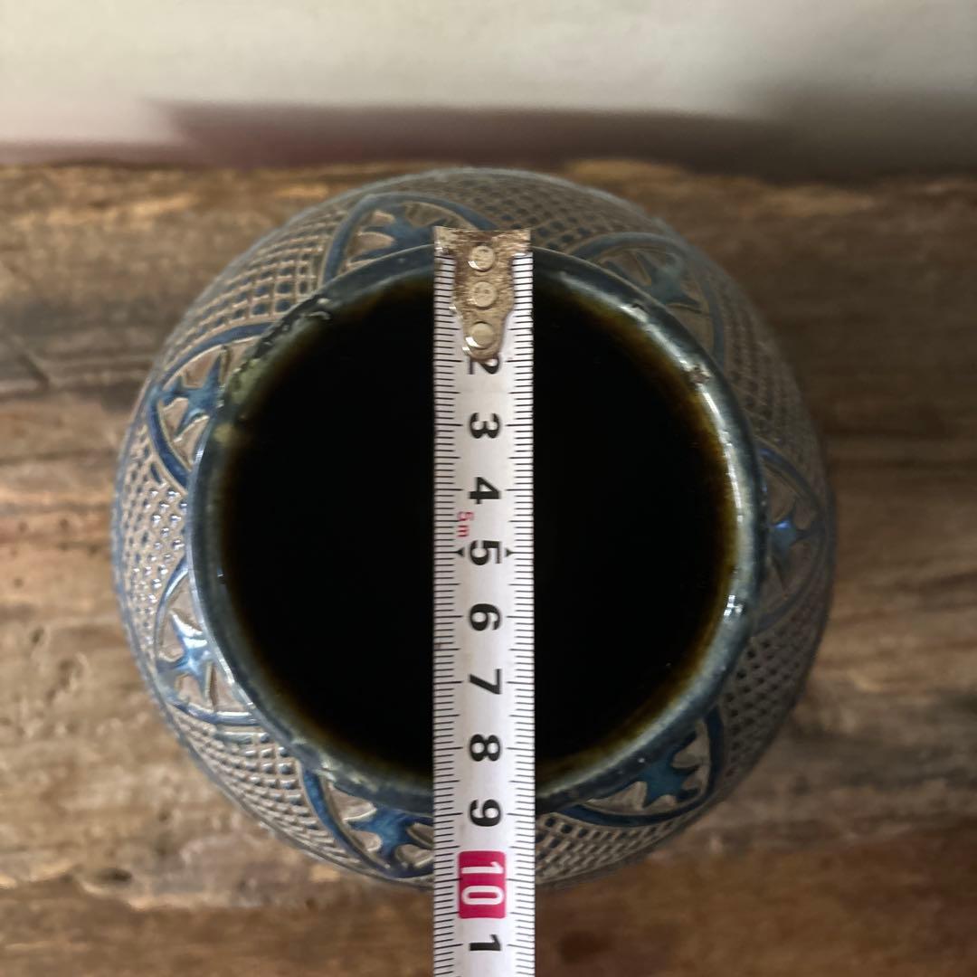 琉球　古典焼　小壺　④ 壺屋焼　やちむん　古民芸　アンティーク　骨董　検:李朝.