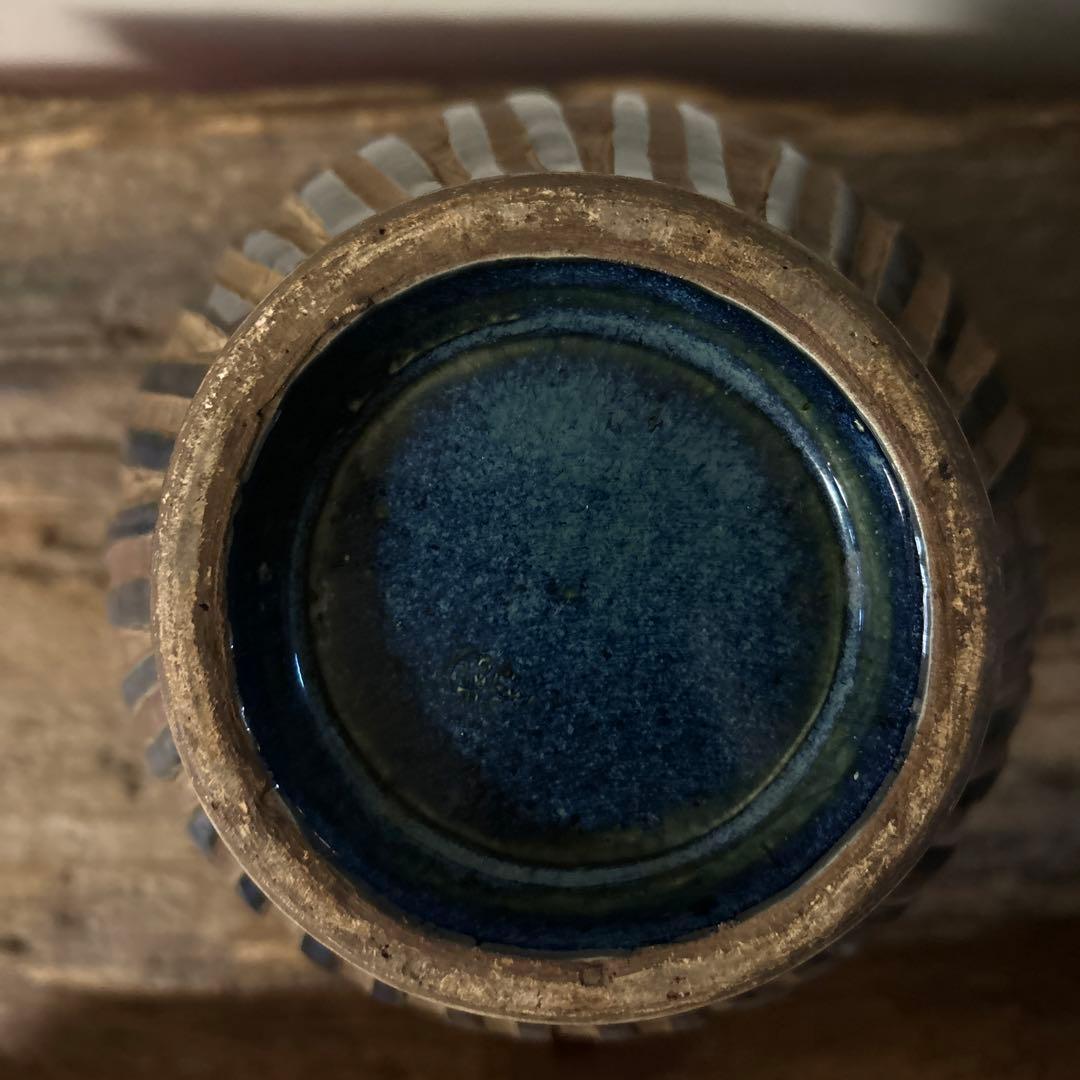 琉球　古典焼　小壺　④ 壺屋焼　やちむん　古民芸　アンティーク　骨董　検:李朝.