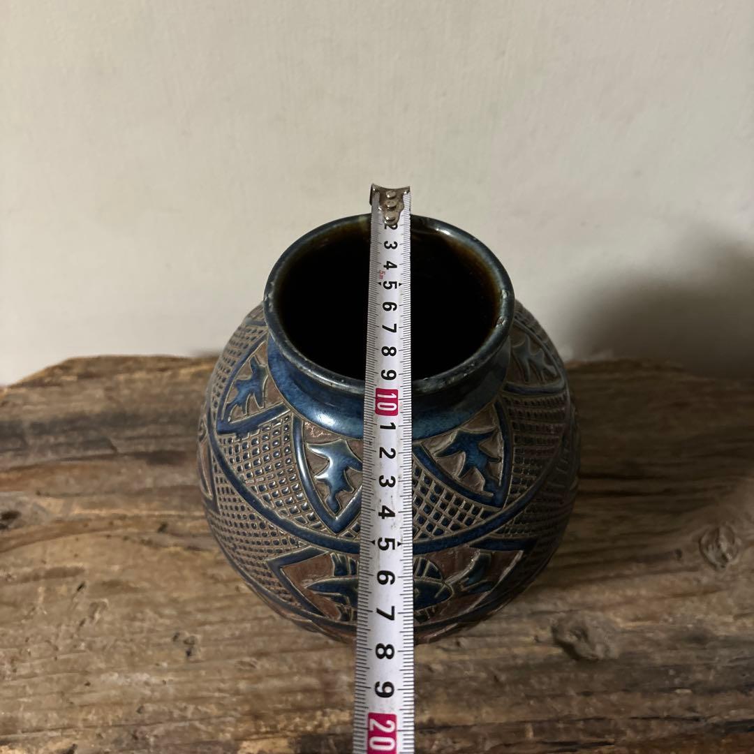 琉球　古典焼　小壺　④ 壺屋焼　やちむん　古民芸　アンティーク　骨董　検:李朝.