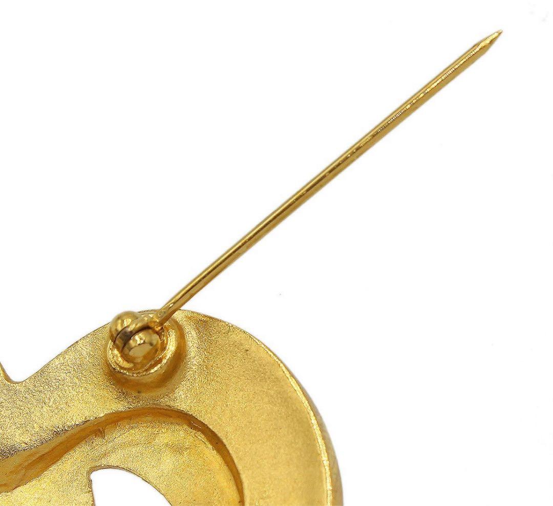 N2337 超美品!! シャネル ココマーク ハート ブローチ