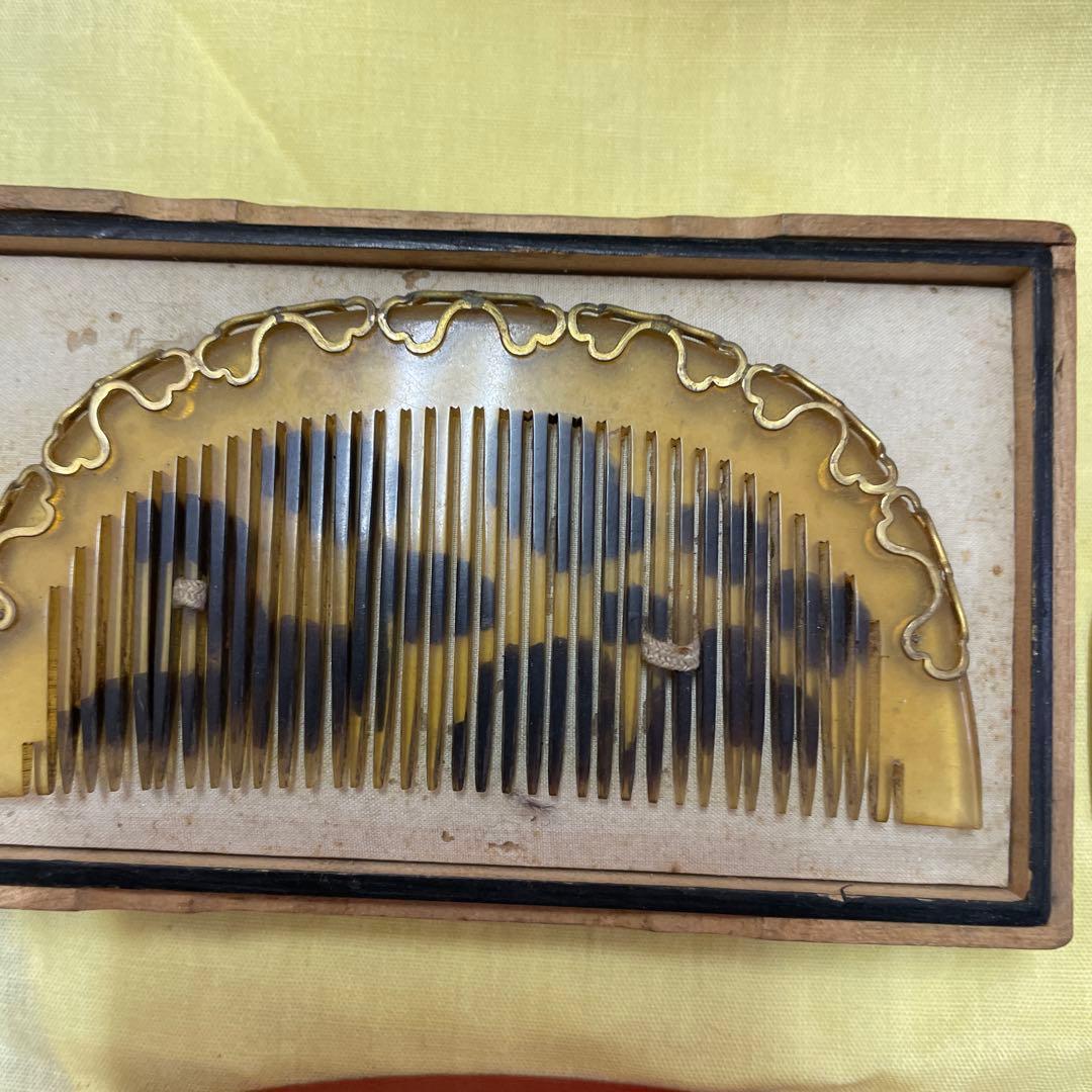 幕末明治　櫛４枚