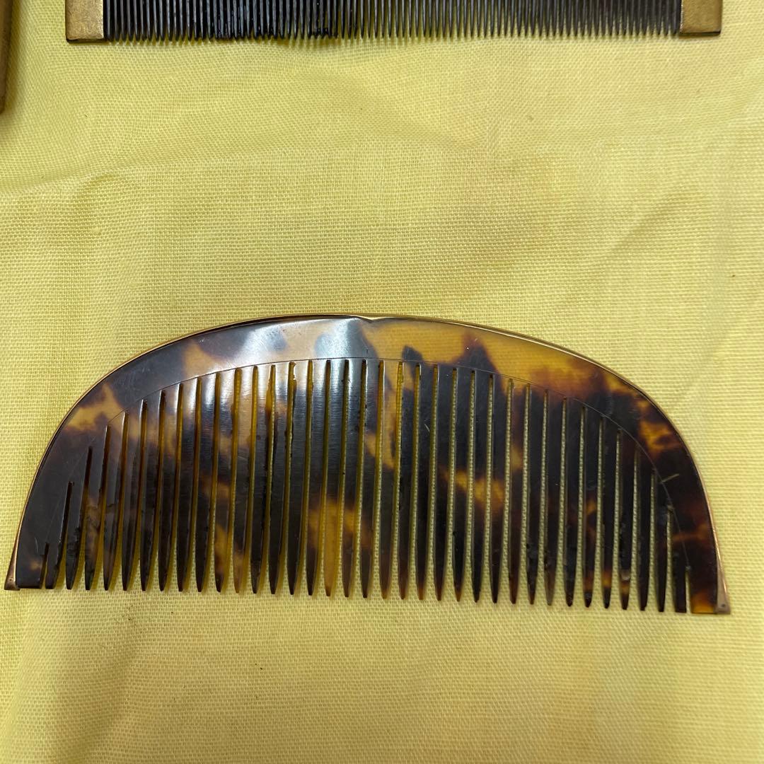 幕末明治　櫛４枚