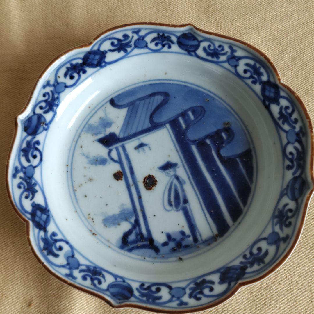 古伊万里皿　2枚