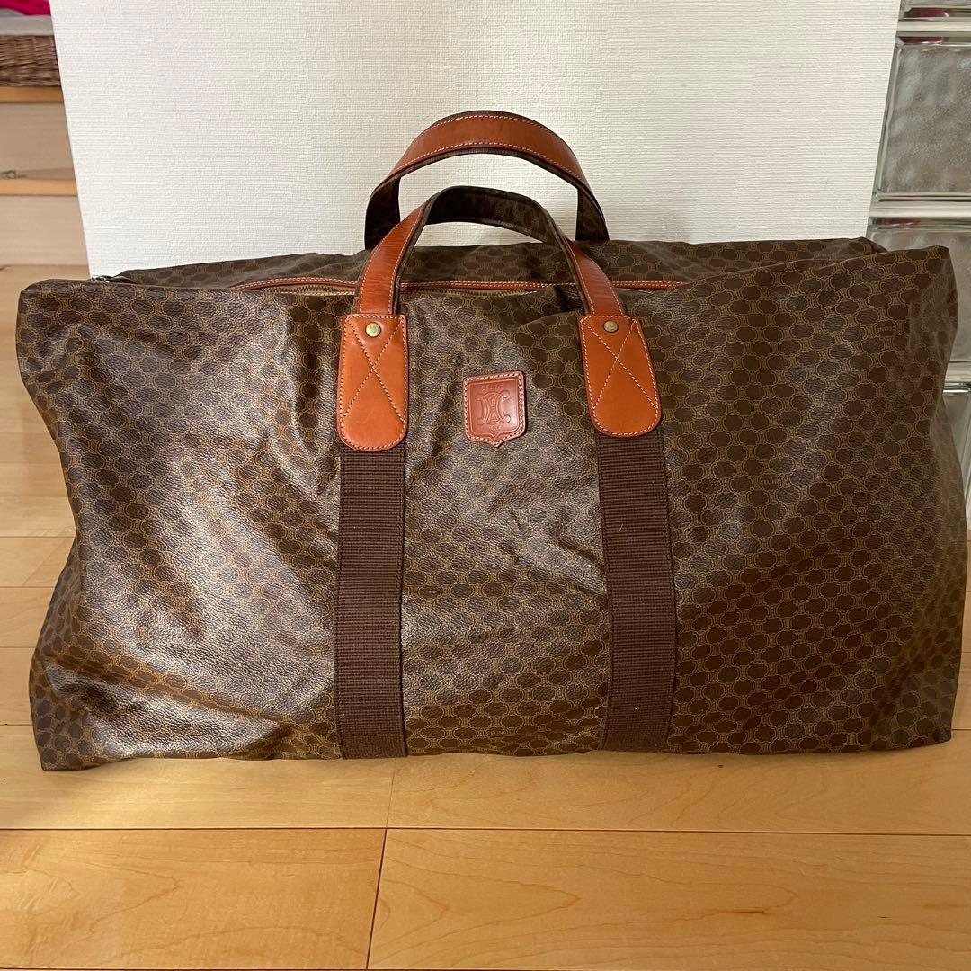 CELINE ブラウン ボストンバッグ