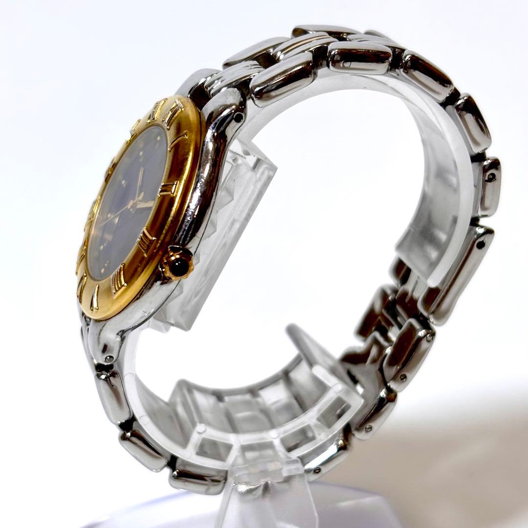 稼働 FENDI 900G メンズ腕時計 デイト コンビカラー FFロゴ QZ