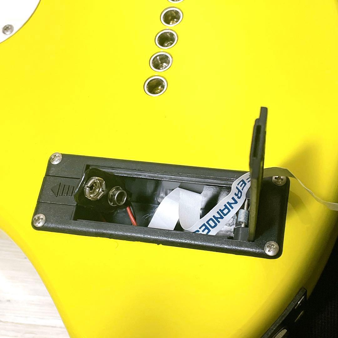 【ケース 交換弦付】 フェルナンデス zo-3 エレキギター アンプ内蔵 黄色