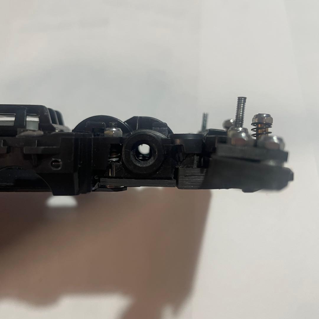 ミニ四駆　MSフレキ　フロントAT段下スラダン　1軸アンカー　提灯社外カーボン②