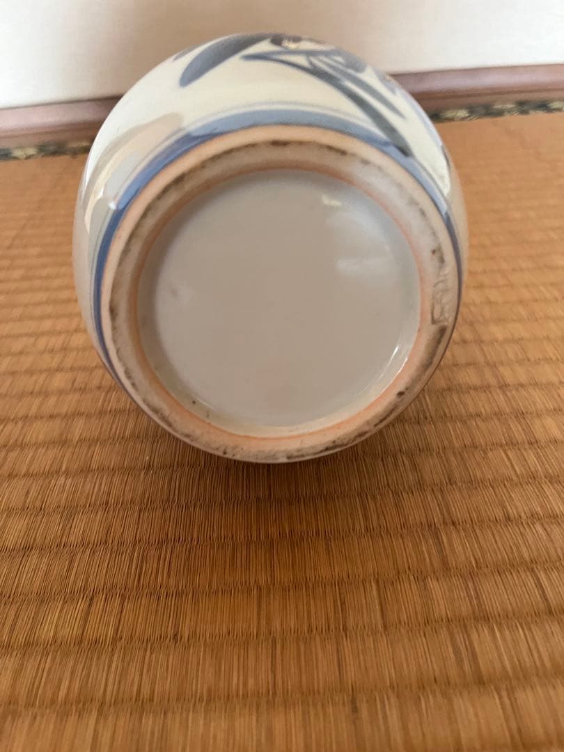 【最終値下げ】長岡製作所　栖山　花瓶　砥部焼？