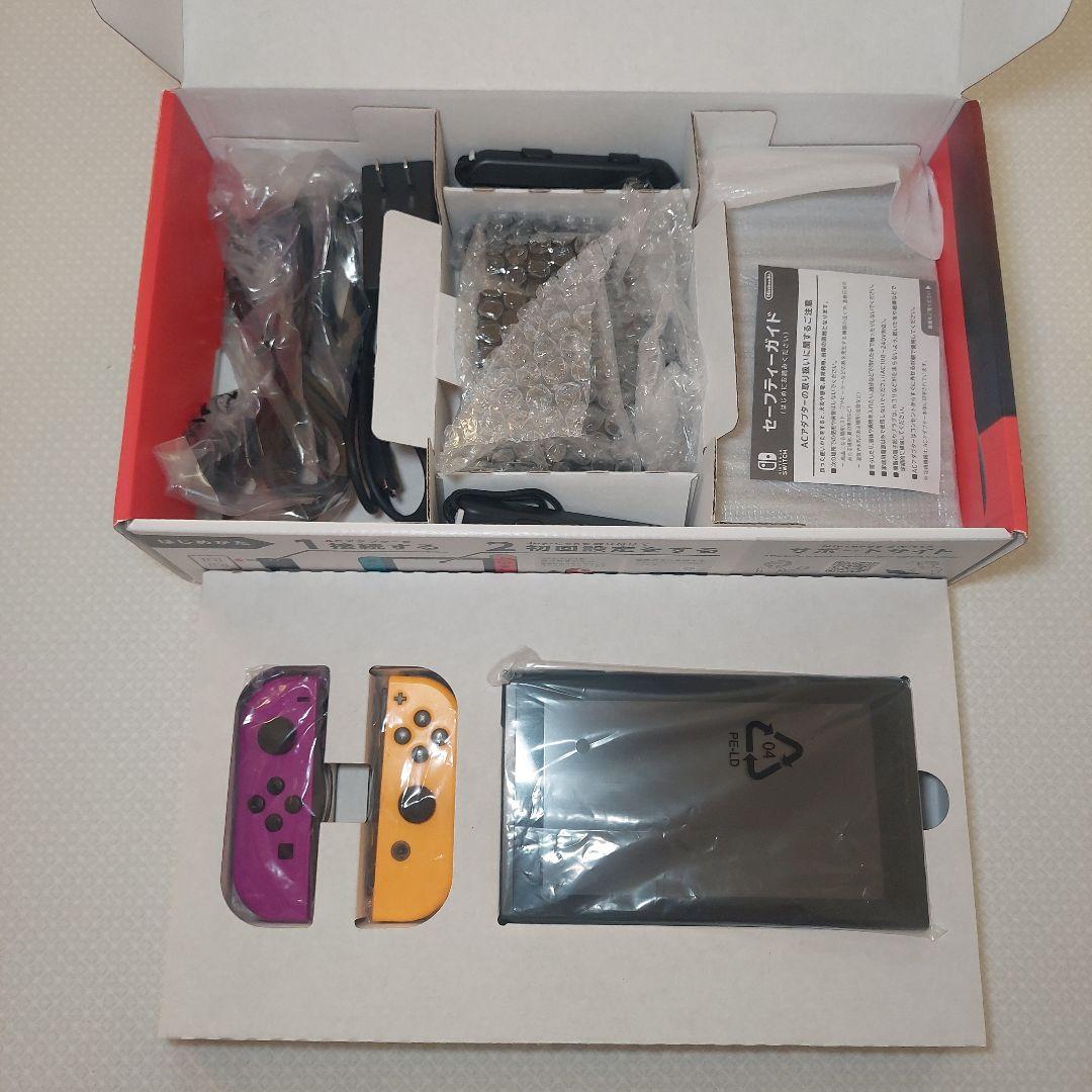 Nintendo Switch 本体 バッテリー強化 箱付き 付属品完品