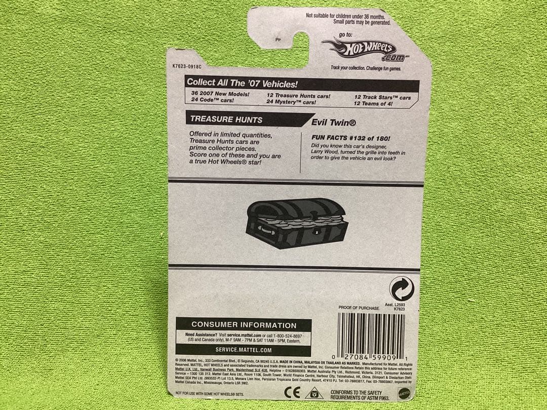 ホットウィール TREASURE HUNTS 新品 エビル ツイン