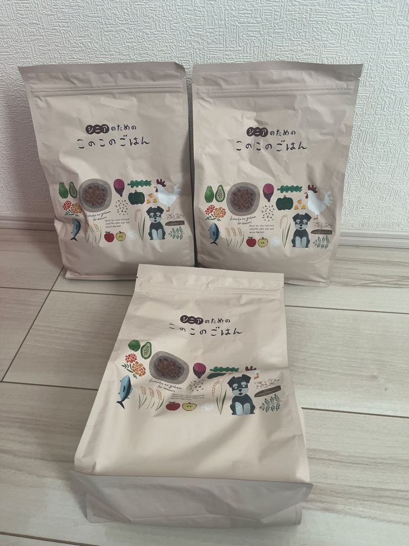 シニアのためのこのこのごはん1kg3袋