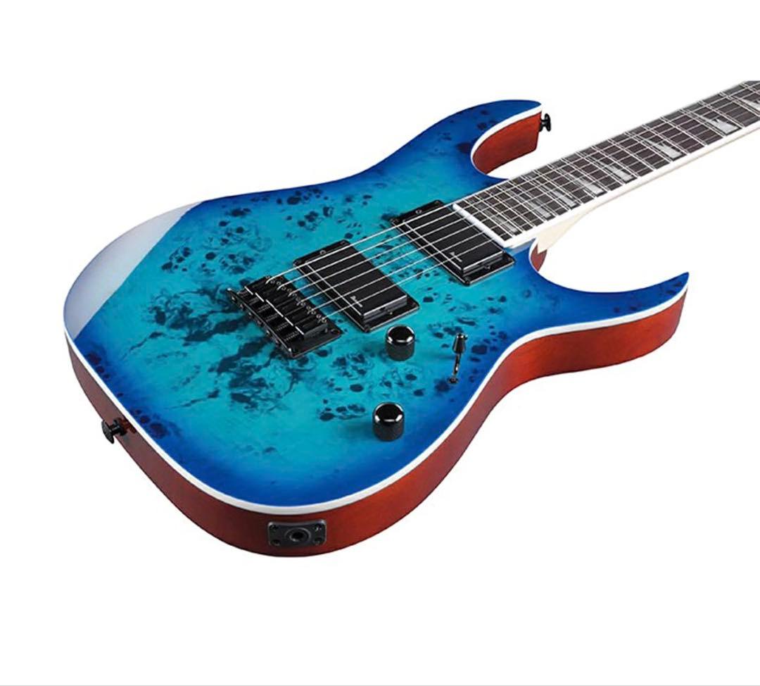 【エレキギター 】Ibanez gio GRGR221PA-AQB 24フレット