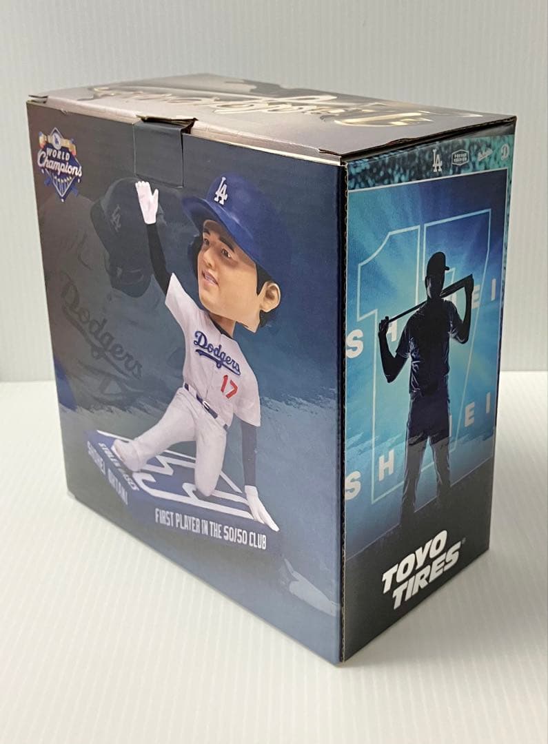 新品 大谷翔平 ボブルヘッド ドジャース 50/50 非売品 オマケ付き