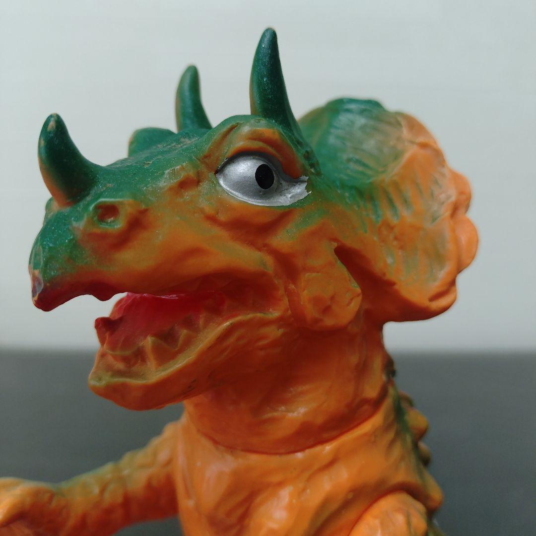 トリケラン ソフビ 三浦トーイ パチ怪獣 昭和レトロ