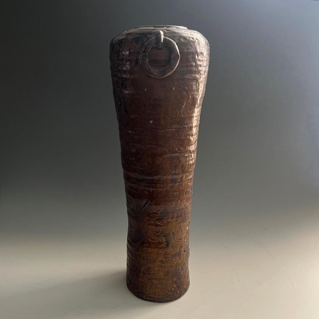 花器 耳付花入 陶器 民藝 伝統工芸 SN25