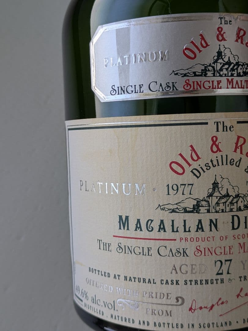 【空き瓶】ダグラスレイン　オールド&レア　1977−2004　マッカラン27年