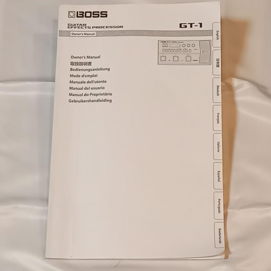 BOSS GT-1 純正アダプター・外箱・解説本付