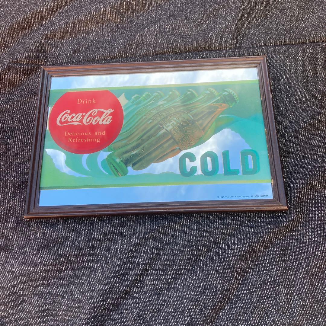 1993 Coca-Cola コカコーラ パブミラー アメリカンインテリア