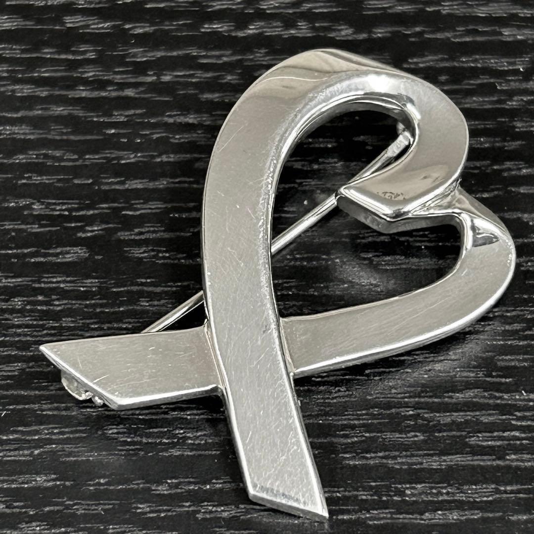 ティファニー　ブローチ　ラヴィングハート　シルバー925 ピンバッチ　レディース