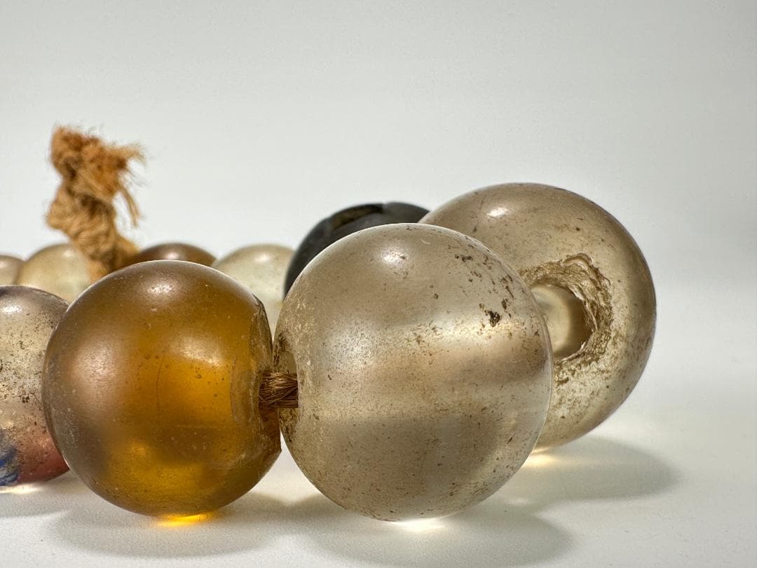 北海道アイヌ民族　アイヌ玉　首飾りタマサキ