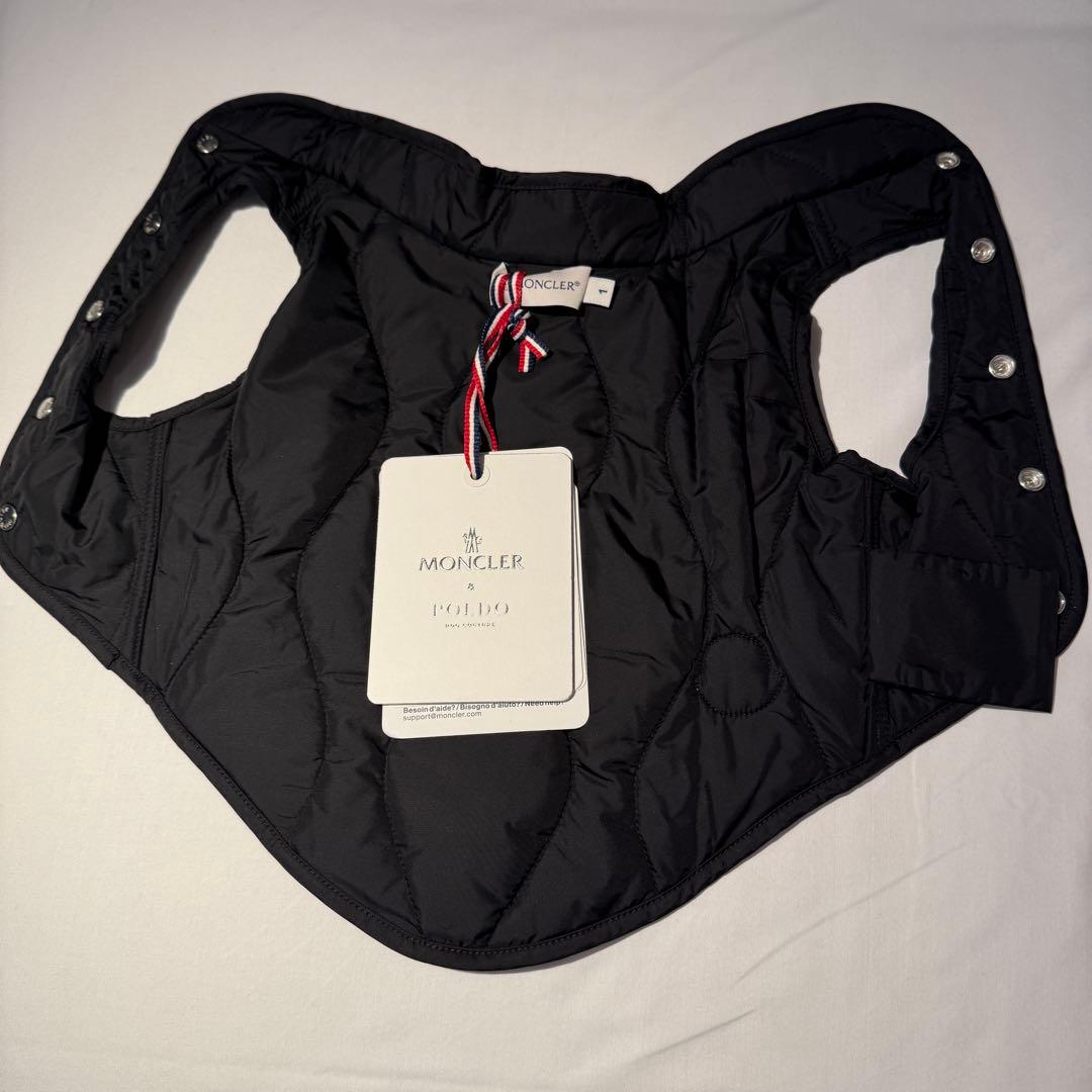 ドッグ ベスト 犬 MONCLER モンクレール ブラック 黒 ダウンジャケット