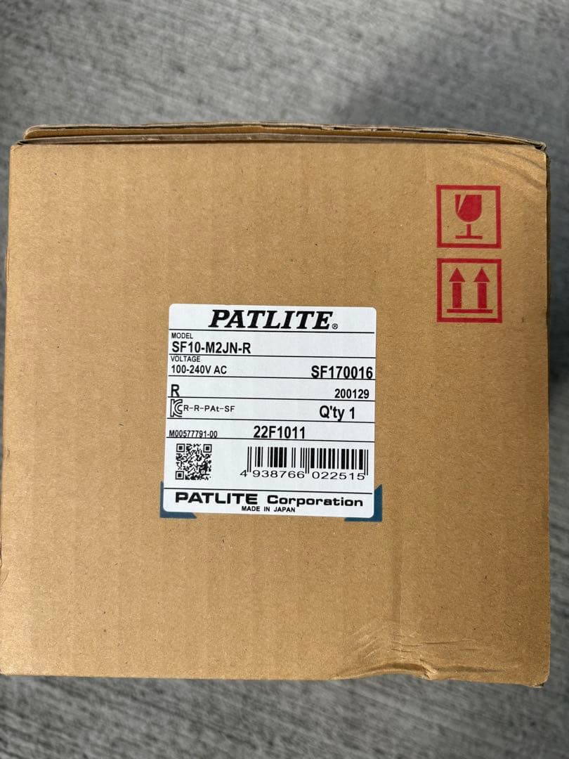 PATLITE SF10-M2JN-R 赤色表示灯