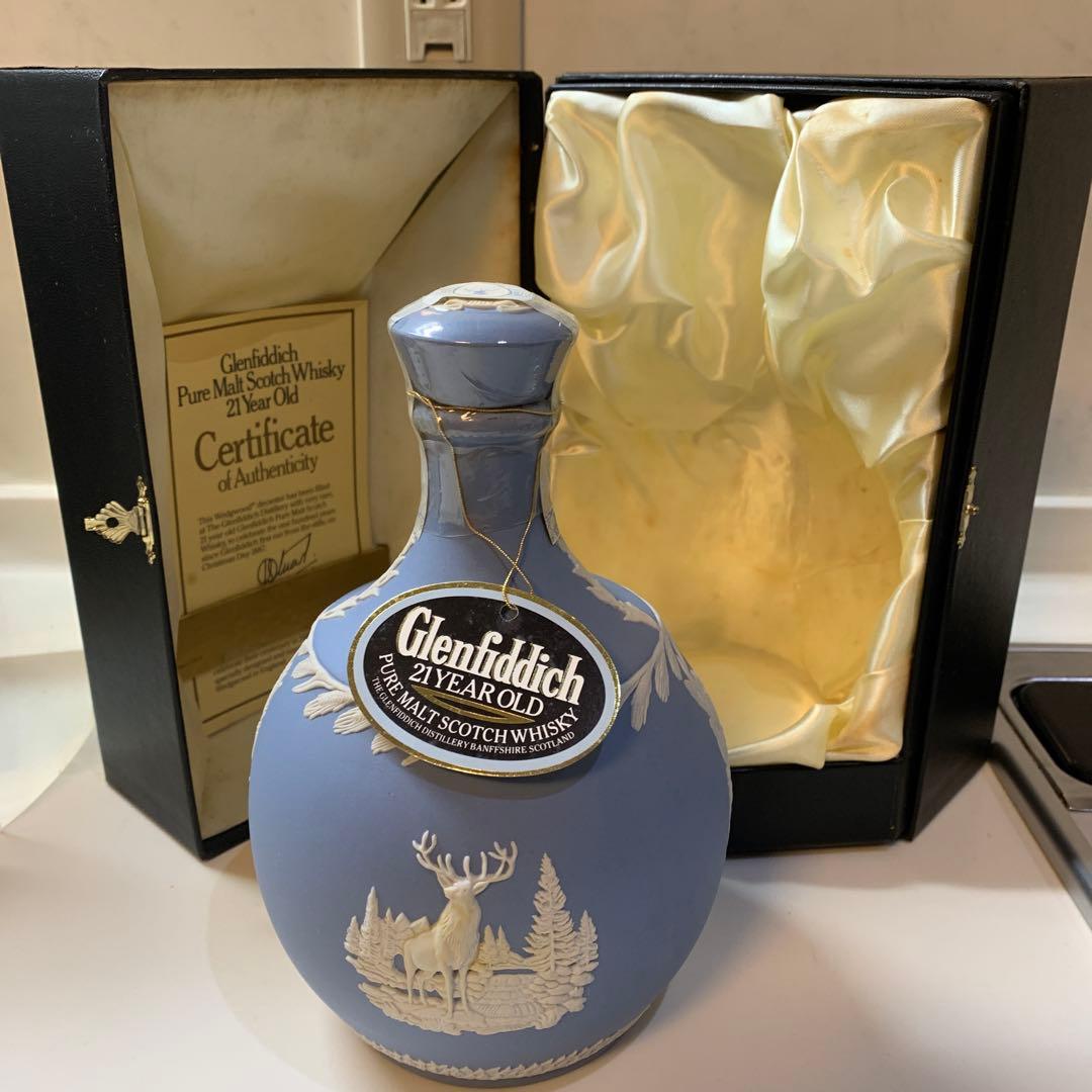 グレンフィディック 21年 ウエッジウッド 陶器ボトル 未開栓