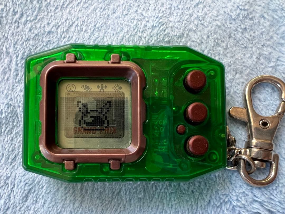 デジモン　ペンデュラム　クリアグリーン　ブラウン　D-１